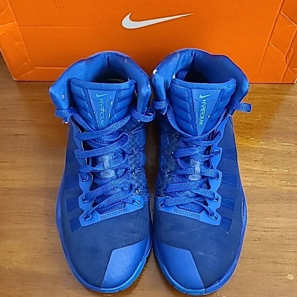 Nike Zoom Hyperdunk 2016 Game Royal Boys Sneakers 845120-440 Size 7Y GS - Picture 2 of 16